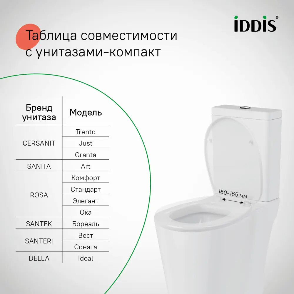 Фото 4 Сиденье для унитаза Iddis 146WP00 цвет белый Фото 4 Сиденье для унитаза Iddis 146WP00 цвет белый