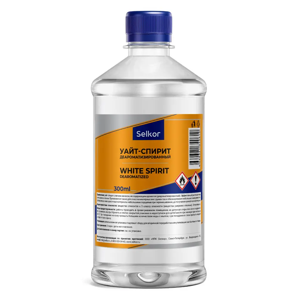 Фото Уайт-спирит Selkor деароматизированный 0.3 л