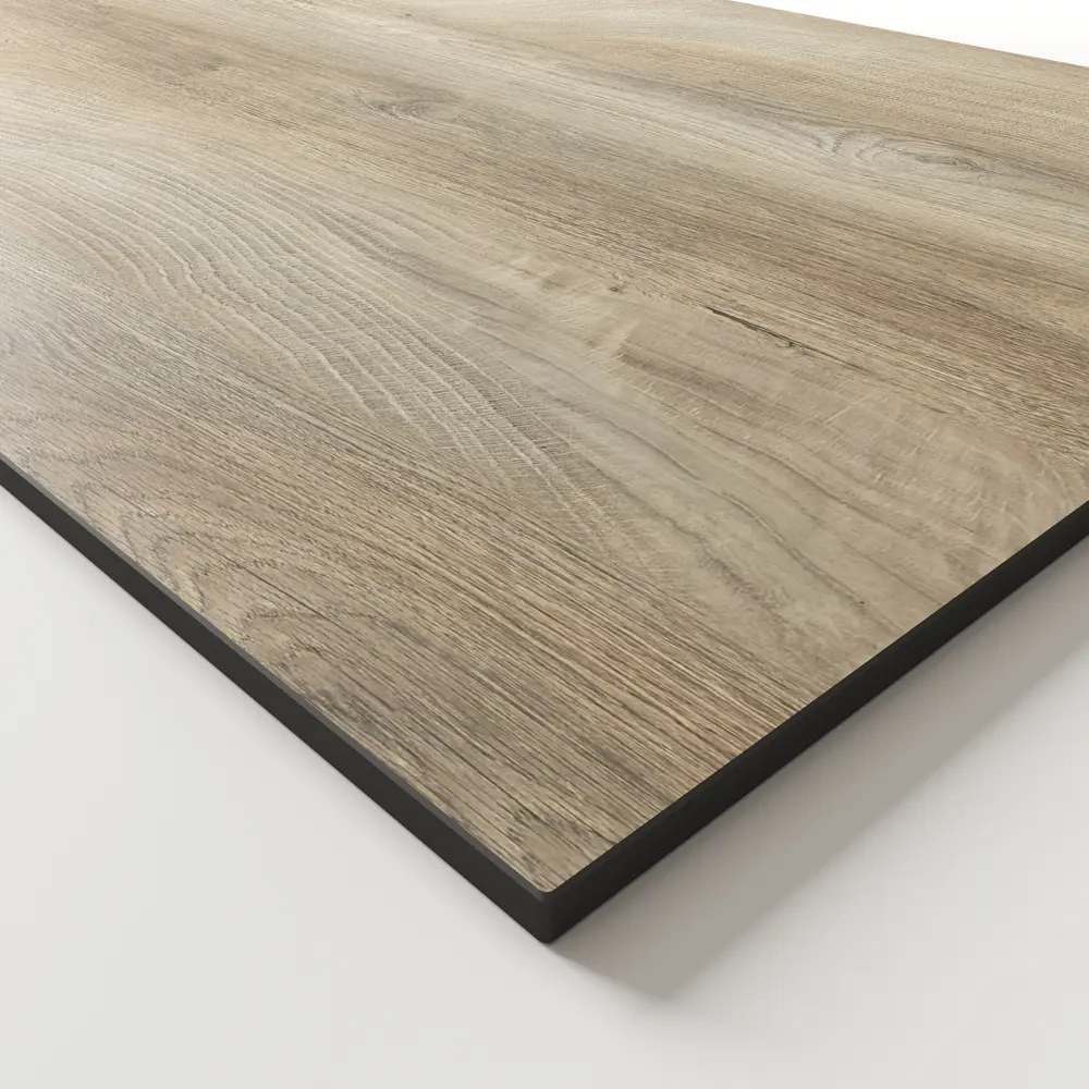 Фото Кухонная столешница Slotex 120x60x1.2 см HPL-пластик цвет темный дуб Фото Кухонная столешница Slotex 120x60x1.2 см HPL-пластик цвет темный дуб