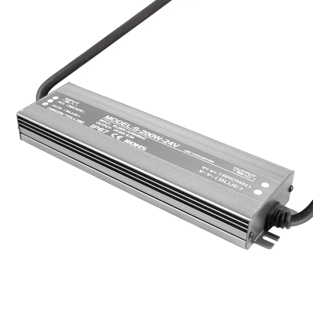 Фото 2 Блок питания 200W 24V IP67 Loft it Power 10364/20068 Фото 2 Блок питания 200W 24V IP67 Loft it Power 10364/20068