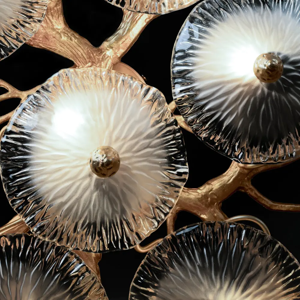 Фото 6 Люстра потолочная Loft it Bloom 10352-800c ab 12 ламп 18 м² цвет бронза Фото 6 Люстра потолочная Loft it Bloom 10352-800c ab 12 ламп 18 м² цвет бронза