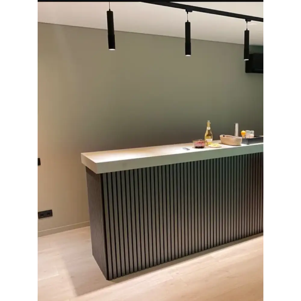 Фото 2 Акустическая декоративная панель Wood app Classic антрацит 2780x600x20мм 1.66м² Фото 2 Акустическая декоративная панель Wood app Classic антрацит 2780x600x20мм 1.66м²