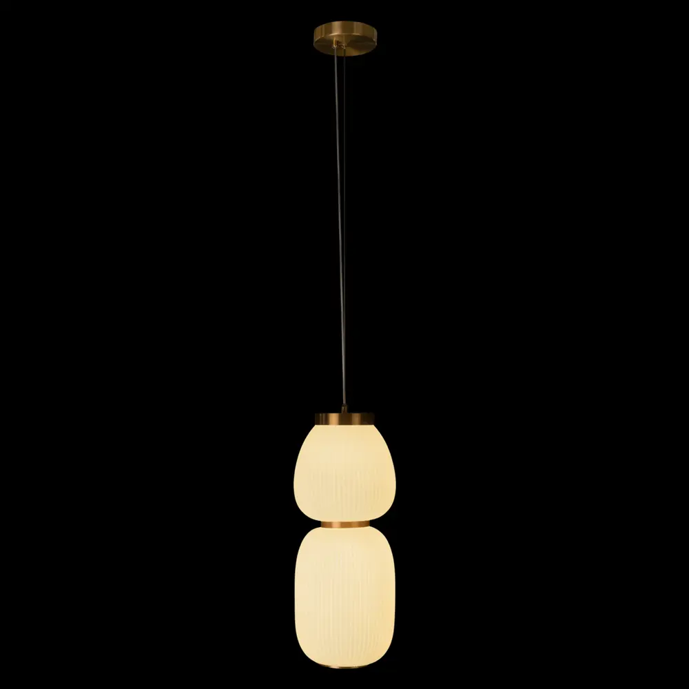 Фото 2 Светильник подвесной светодиодный Loft It Duff 10422-a 9 м² нейтральный белый свет цвет белый/бронза Фото 2 Светильник подвесной светодиодный Loft It Duff 10422-a 9 м² нейтральный белый свет цвет белый/бронза