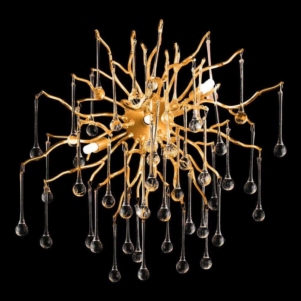 Фото 2 Настенный светильник Loft It Drops 10377w цвет золото