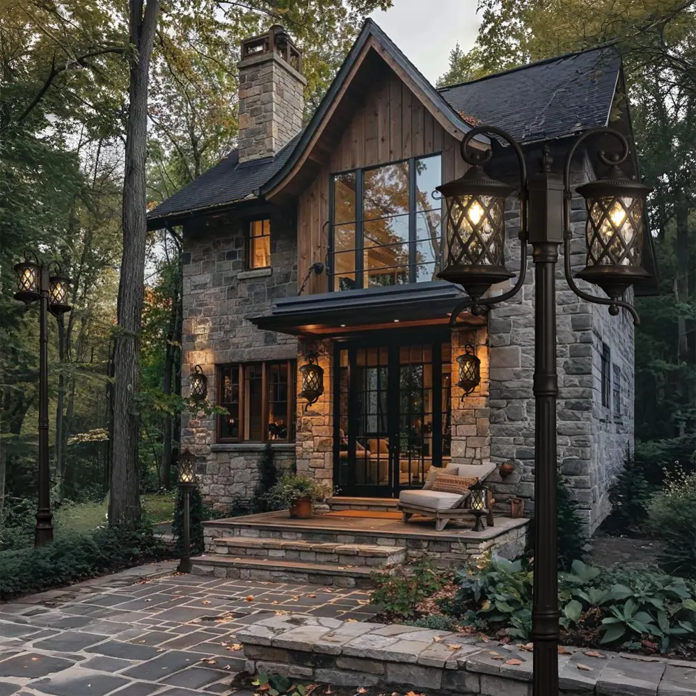 Фото 5 Фонарный столб уличный Loft it Bergamo Lf_100018_1180 100 Вт 118 см IP55 цвет черный