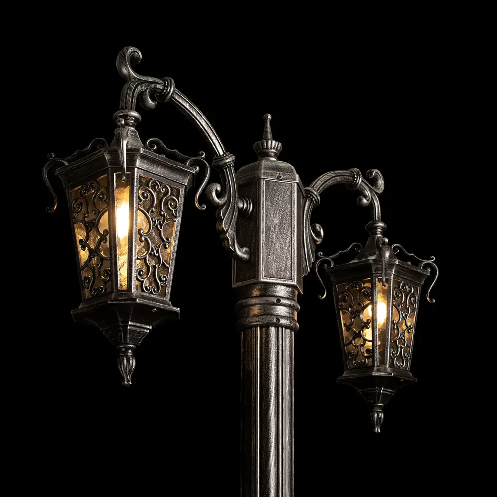 Фото 2 Фонарный столб уличный Loft it Tremezzo Lf_100019_2200_bs 100 Вт 220 см IP55 цвет серебро