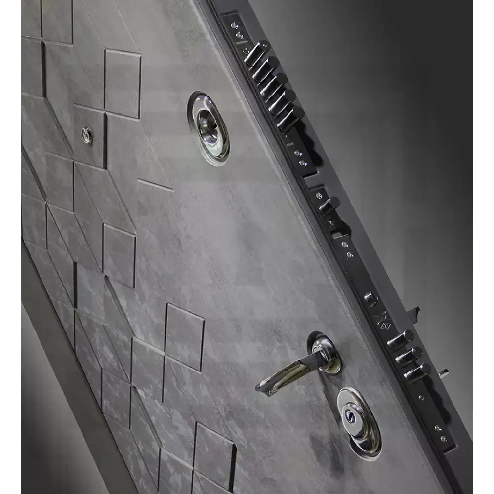 Фото 3 Входная дверь Лабиринт Бетон левый 205x88см цвет бетон темный/белое дерево с зеркалом П18 Фото 3 Входная дверь Лабиринт Бетон левый 205x88см цвет бетон темный/белое дерево с зеркалом П18