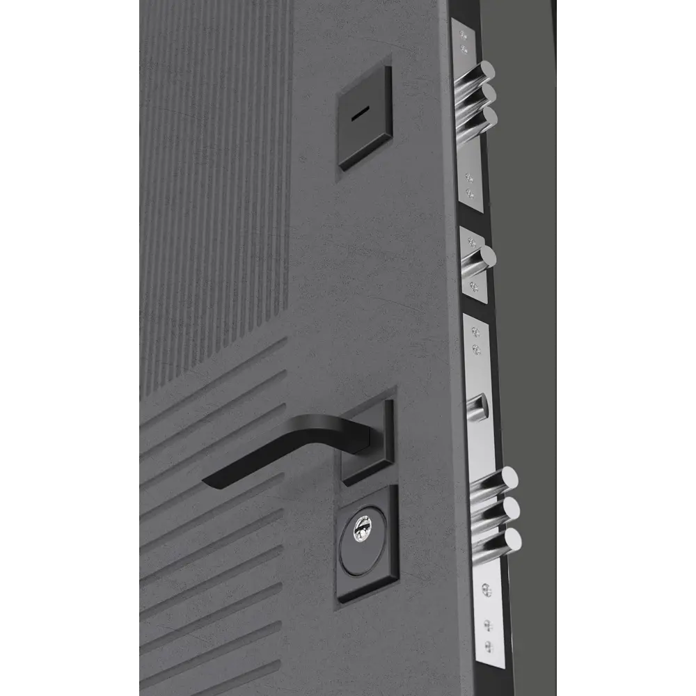 Фото 2 Входная дверь Лабиринт Бункер 05 левый 205x88см цвет лофт графит/белый софт с зеркалом ФЛЗ-1 Фото 2 Входная дверь Лабиринт Бункер 05 левый 205x88см цвет лофт графит/белый софт с зеркалом ФЛЗ-1