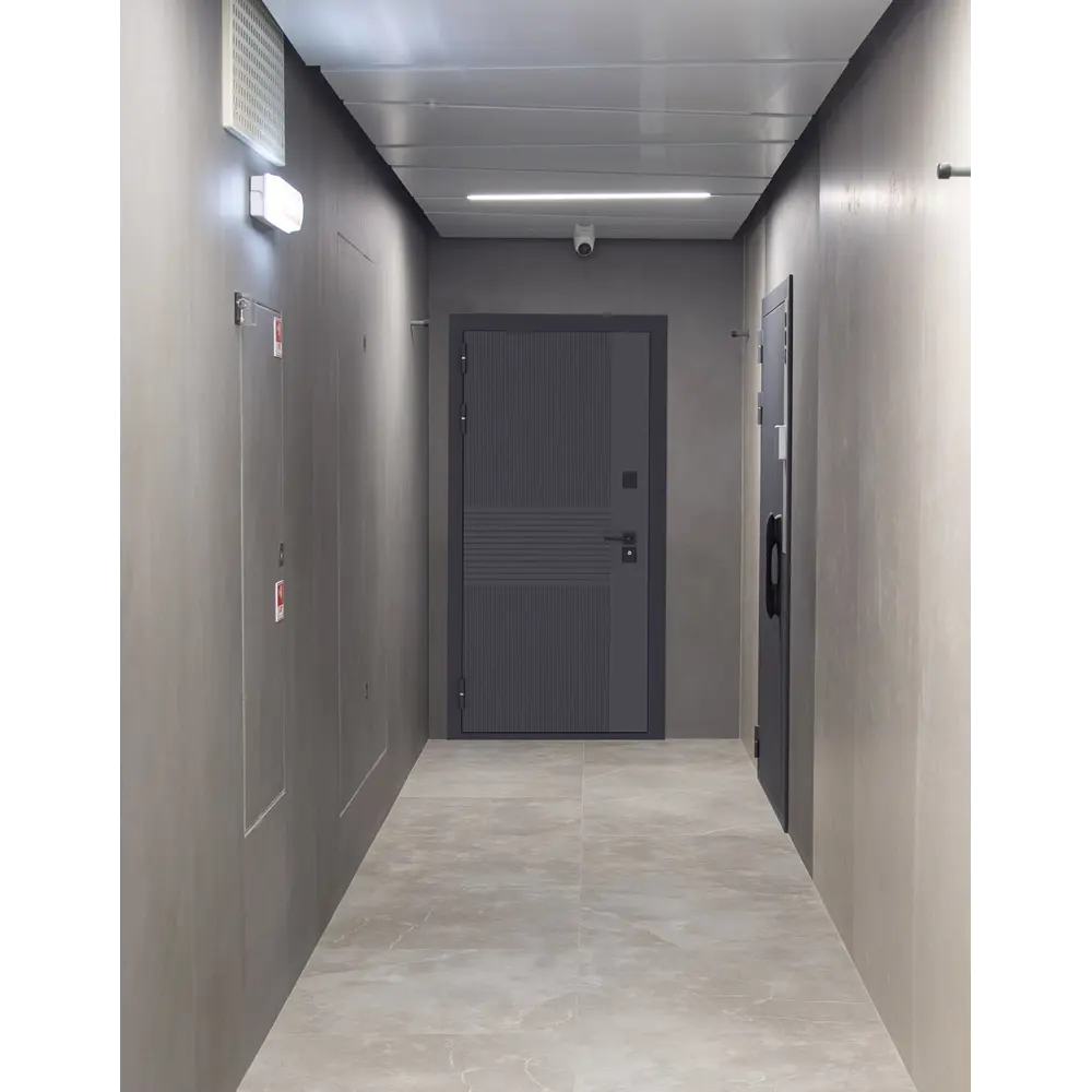 Фото 4 Входная дверь Лабиринт Бункер 05 левый 205x88см цвет лофт графит/белый софт рельеф с зеркалом П32 Фото 4 Входная дверь Лабиринт Бункер 05 левый 205x88см цвет лофт графит/белый софт рельеф с зеркалом П32