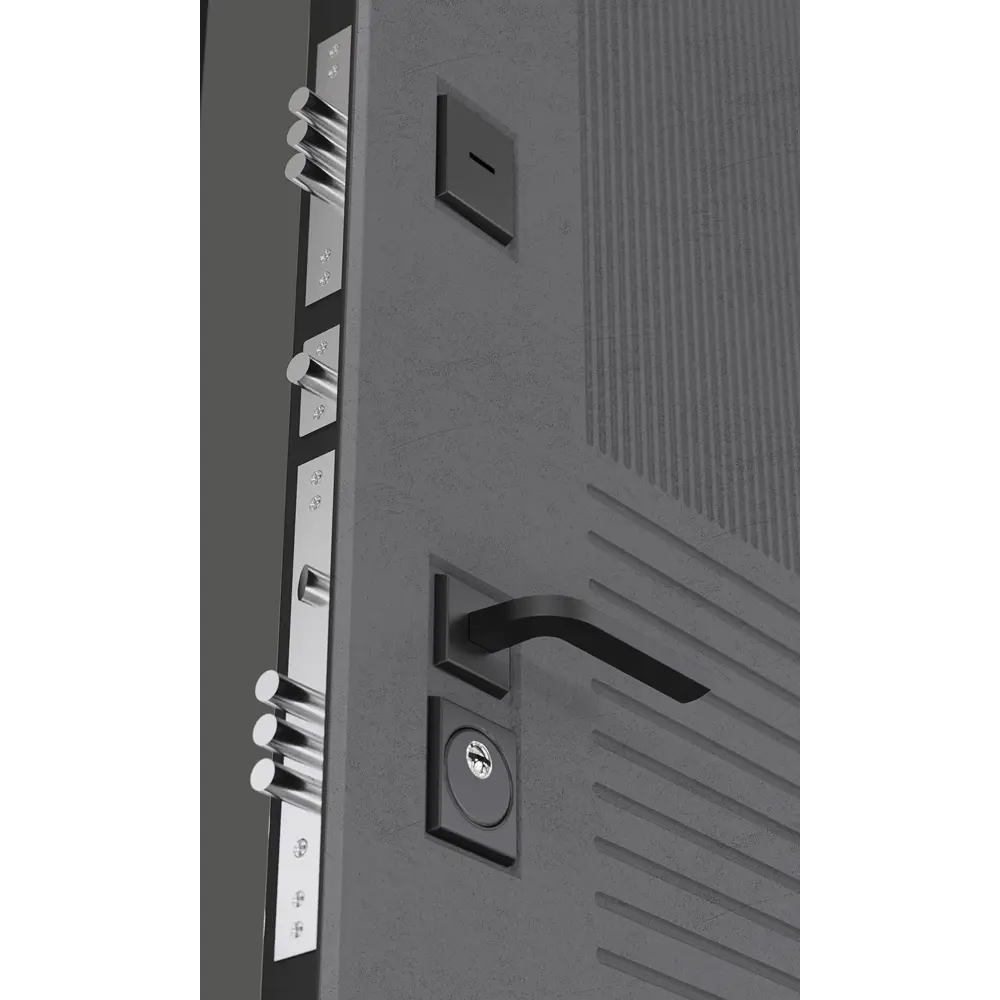 Фото 2 Входная дверь Лабиринт Бункер 05 правый 205x96см цвет лофт графит/серый софт рельеф с зеркалом П32 Фото 2 Входная дверь Лабиринт Бункер 05 правый 205x96см цвет лофт графит/серый софт рельеф с зеркалом П32