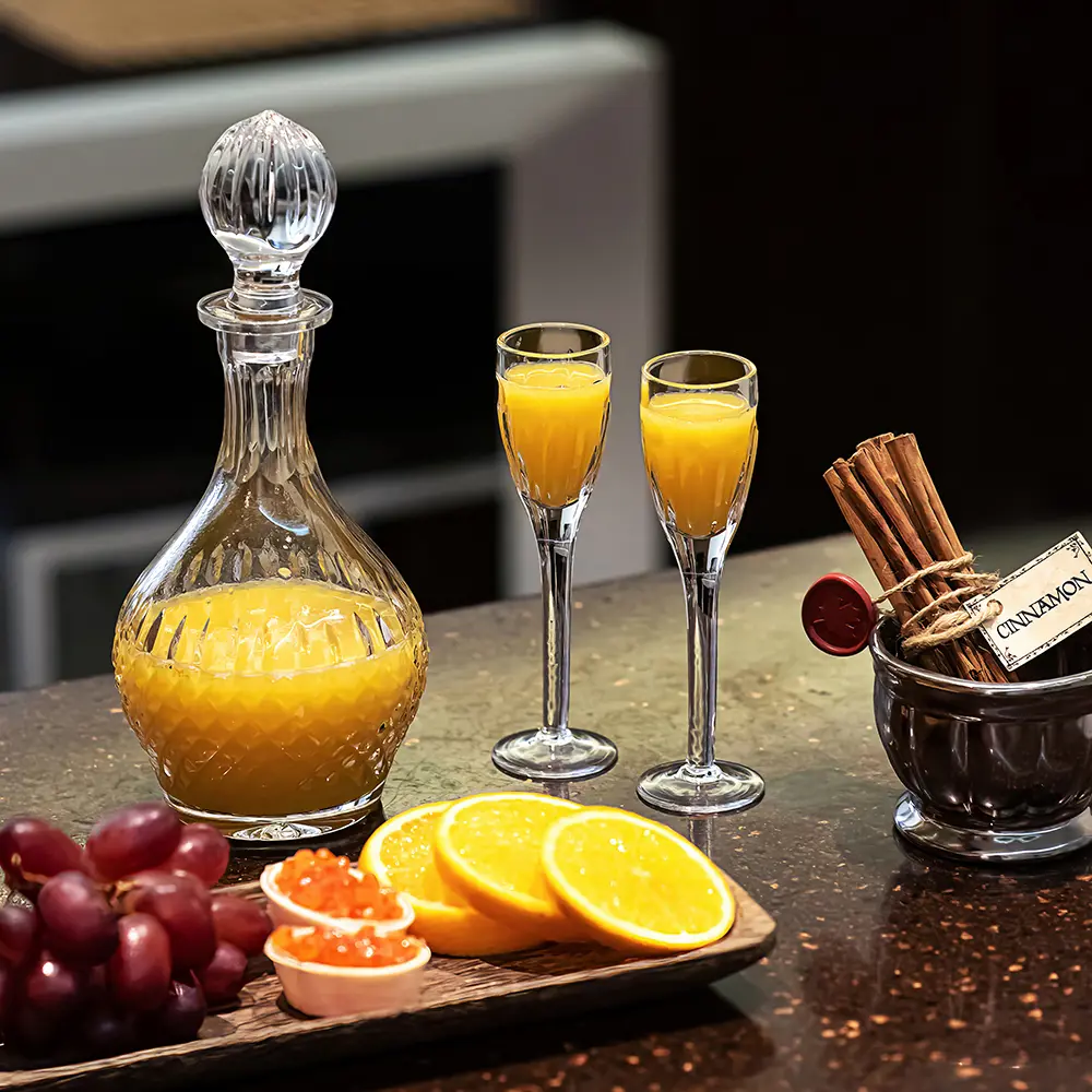 Фото 2 Хрустальный графин с крышкой для водки вина алкогольных напитков объем 0.35 литра Неман