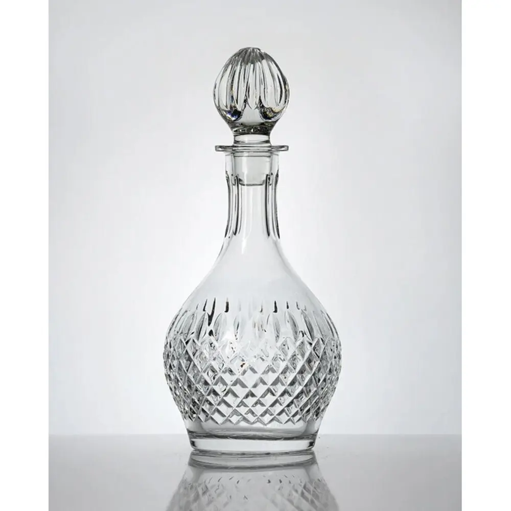 Фото Хрустальный графин с крышкой для водки вина алкогольных напитков объем 0.35 литра Неман