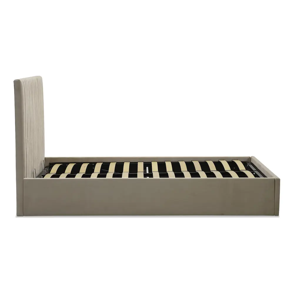 Фото 5 Кровать Ладья Кеннет 150 x 112 x 213 см ЛДСП подъемный механизм цвет коричневый Фото 5 Кровать Ладья Кеннет 150 x 112 x 213 см ЛДСП подъемный механизм цвет коричневый