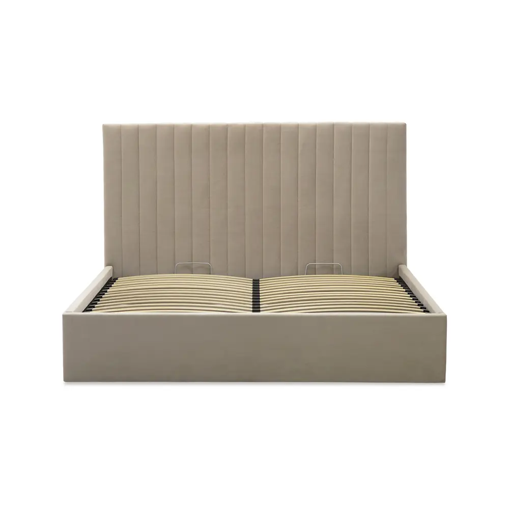 Фото 3 Кровать Ладья Кеннет 150 x 112 x 213 см ЛДСП подъемный механизм цвет коричневый Фото 3 Кровать Ладья Кеннет 150 x 112 x 213 см ЛДСП подъемный механизм цвет коричневый