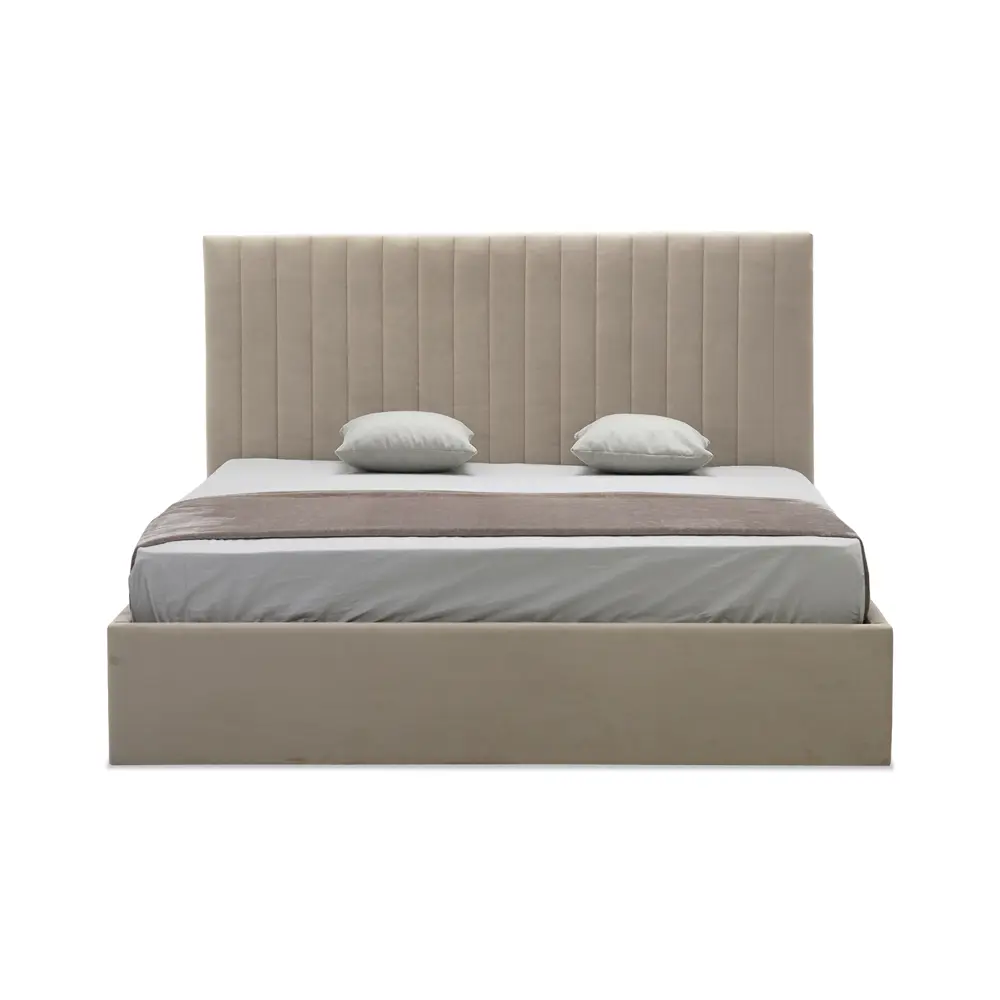 Фото 4 Кровать Ладья Кеннет 150 x 112 x 213 см ЛДСП подъемный механизм цвет коричневый Фото 4 Кровать Ладья Кеннет 150 x 112 x 213 см ЛДСП подъемный механизм цвет коричневый