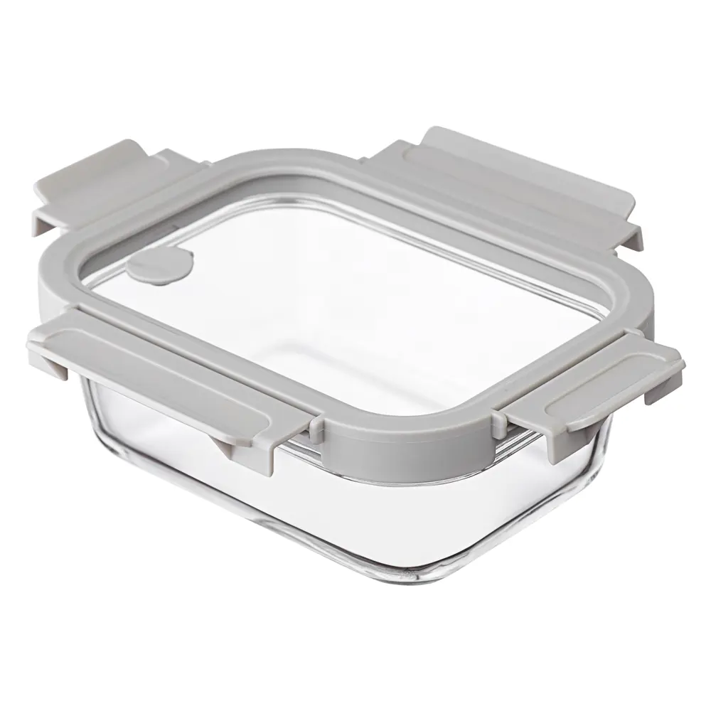 Фото 2 Контейнер для пищевых продуктов Smart solutions SS0000236 0.64 л стекло цвет серый Фото 2 Контейнер для пищевых продуктов Smart solutions SS0000236 0.64 л стекло цвет серый