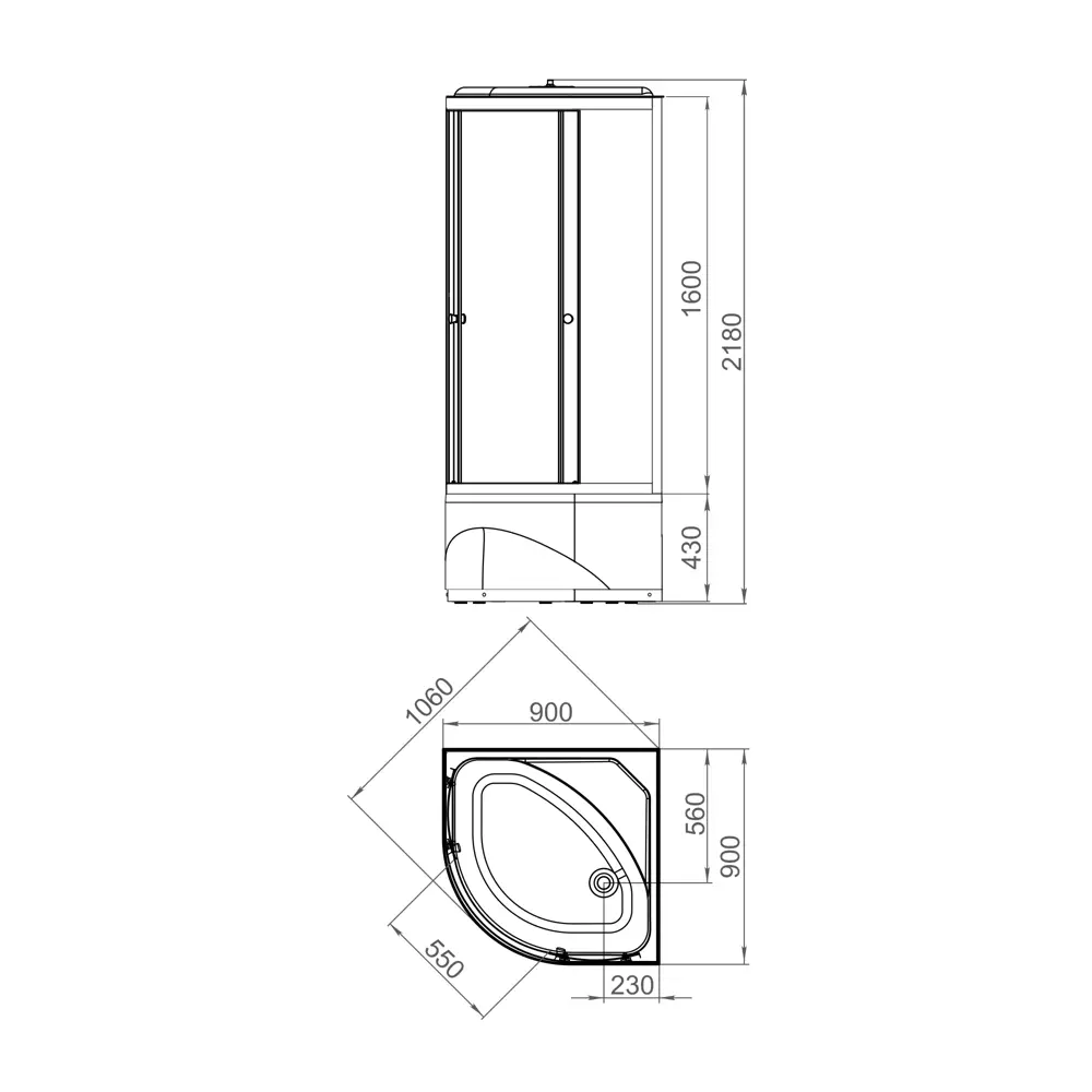 Фото 9 Душевая кабина Domani-Spa Delight Slim 99 high 90x90x218 см высокий поддон, белые стенки, матовое стекло Фото 9 Душевая кабина Domani-Spa Delight Slim 99 high 90x90x218 см высокий поддон, белые стенки, матовое стекло