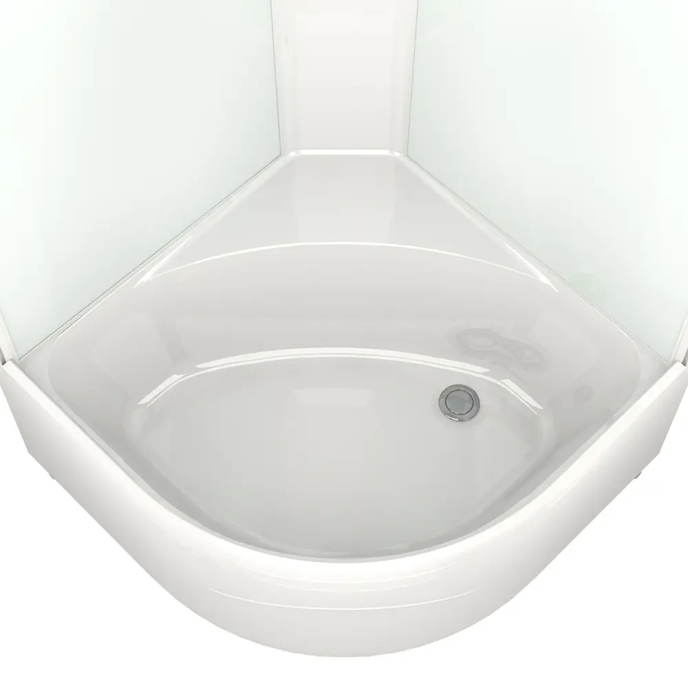 Фото 4 Душевая кабина Domani-Spa Delight Slim 99 high 90x90x218 см высокий поддон белые стенки, прозрачное стекло Фото 4 Душевая кабина Domani-Spa Delight Slim 99 high 90x90x218 см высокий поддон белые стенки, прозрачное стекло