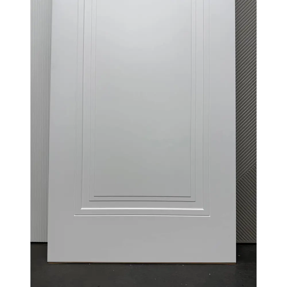 Фото 6 Комплект межкомнатной двери Wanmark Нео-1 глухая 200x90см эмаль цвет белый с коробом и наличниками Фото 6 Комплект межкомнатной двери Wanmark Нео-1 глухая 200x90см эмаль цвет белый с коробом и наличниками