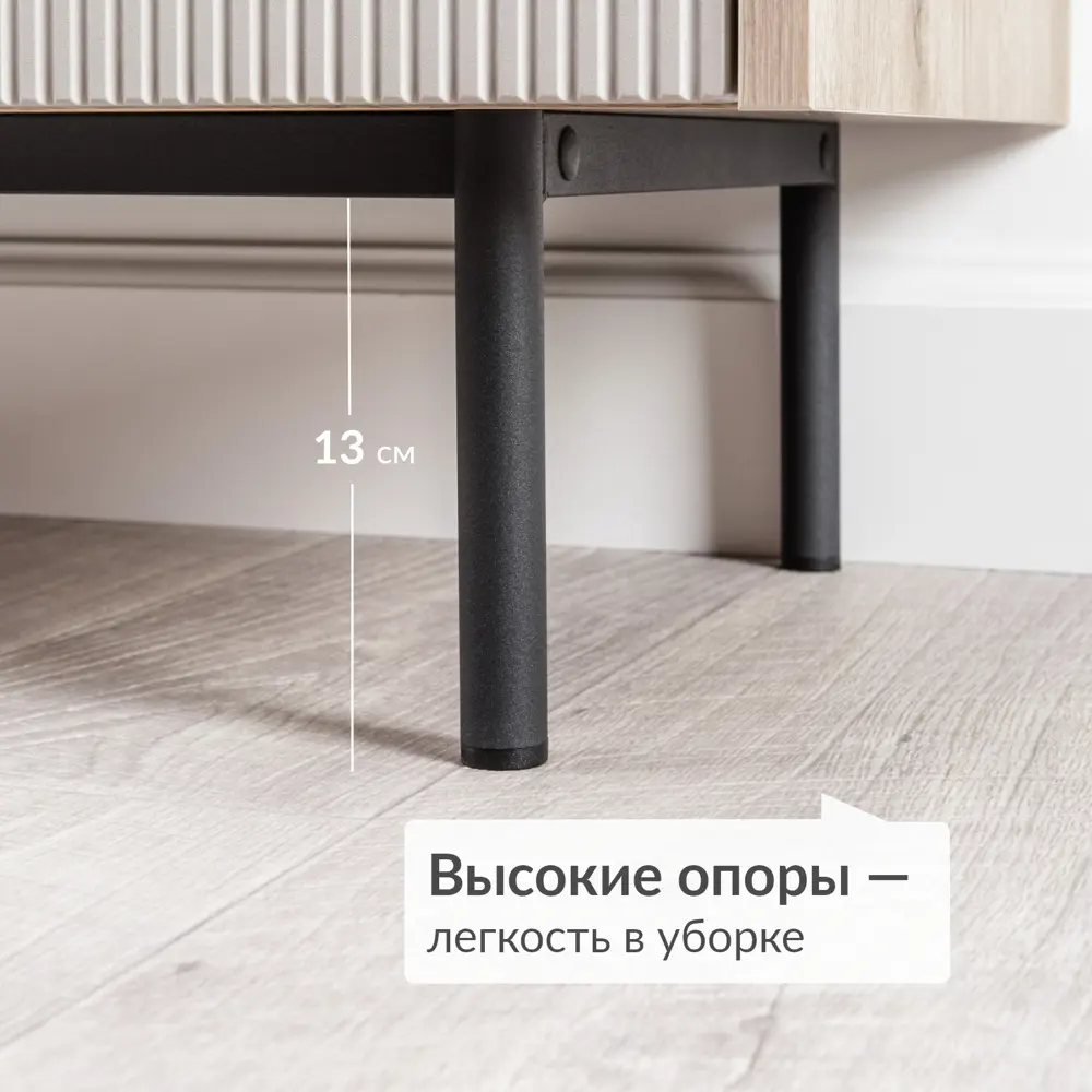 Фото 5 Тумба прикроватная Egregor Наоми 50x58.5x36.5 см 2 ящика ЛДСП цвет дуб белый exclusive/моно керамика Фото 5 Тумба прикроватная Egregor Наоми 50x58.5x36.5 см 2 ящика ЛДСП цвет дуб белый exclusive/моно керамика