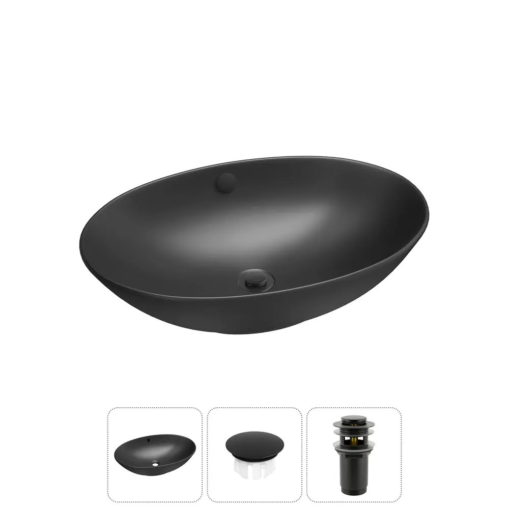 Фото Раковина Wellsee bliss 20216990R 63см цвет раковина 3 в 1: заглушка на перелив, д/к Фото Раковина Wellsee bliss 20216990R 63см цвет раковина 3 в 1: заглушка на перелив, д/к