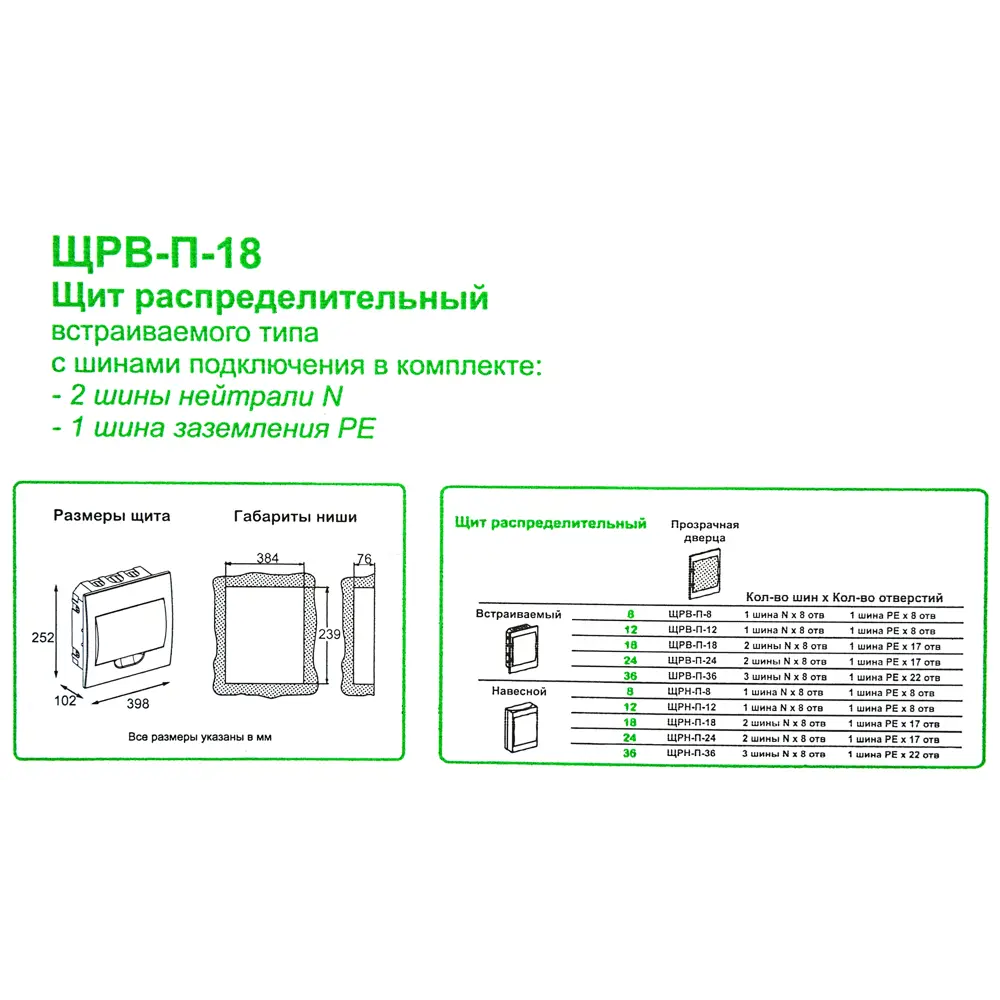 Фото 5 Щит распределительный встраиваемый Systeme Electric ЩРВ-П-18 18 модулей IP40 пластик Фото 5 Щит распределительный встраиваемый Systeme Electric ЩРВ-П-18 18 модулей IP40 пластик