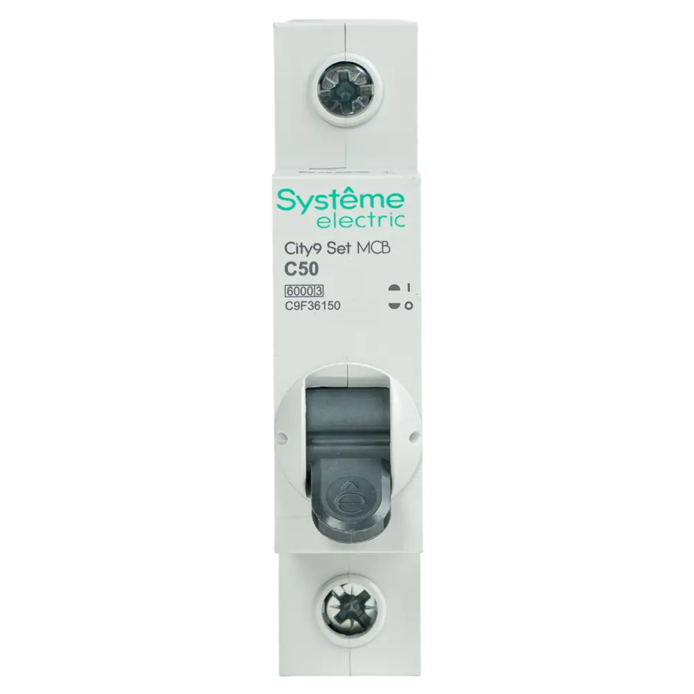 Фото 3 Автоматический выключатель Systeme Electric City9 Set C9F36150 1P С50 А 6 кА Фото 3 Автоматический выключатель Systeme Electric City9 Set C9F36150 1P С50 А 6 кА