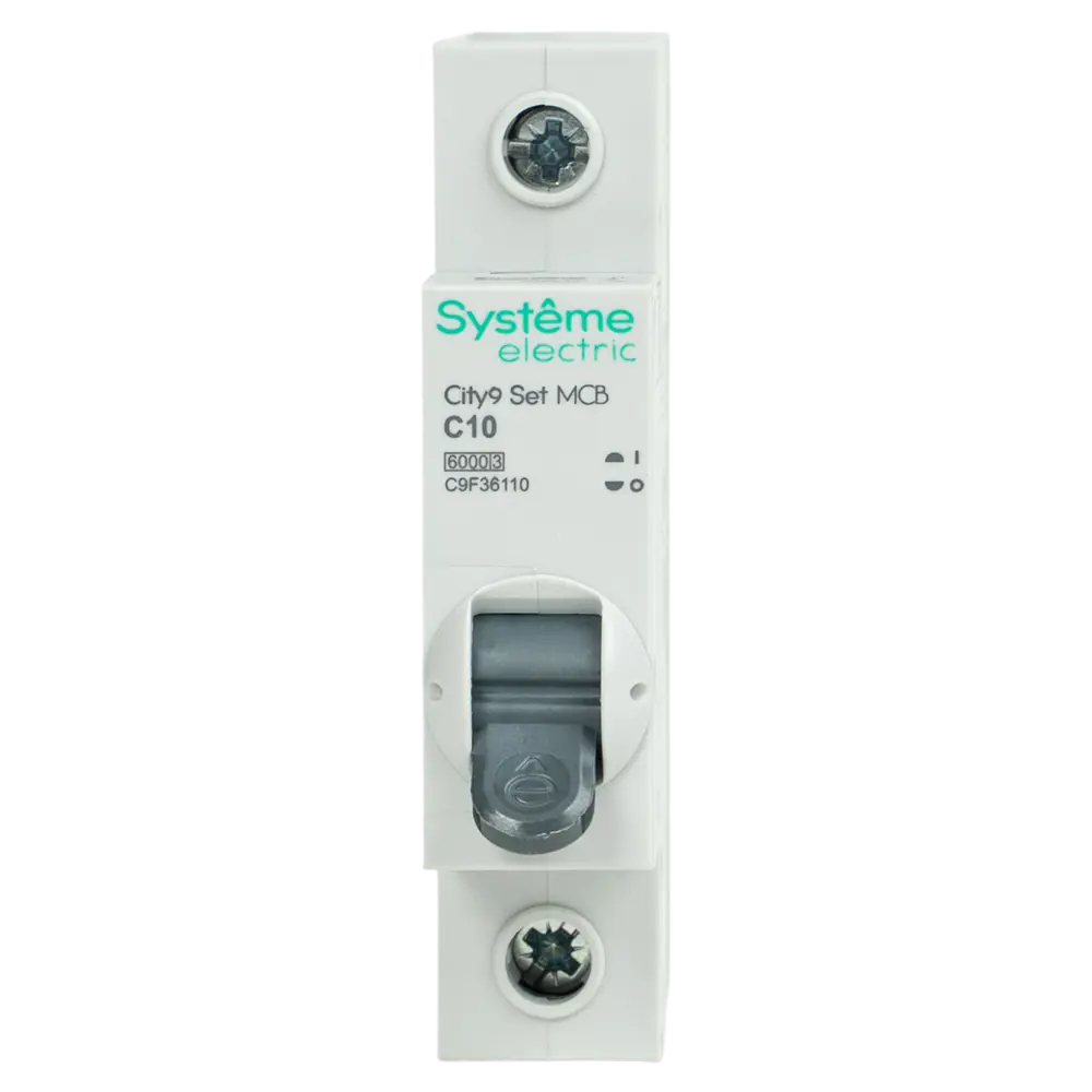 Фото 4 Автоматический выключатель Systeme Electric City9 Set C9F36110 1P С10 А 6 кА Фото 4 Автоматический выключатель Systeme Electric City9 Set C9F36110 1P С10 А 6 кА