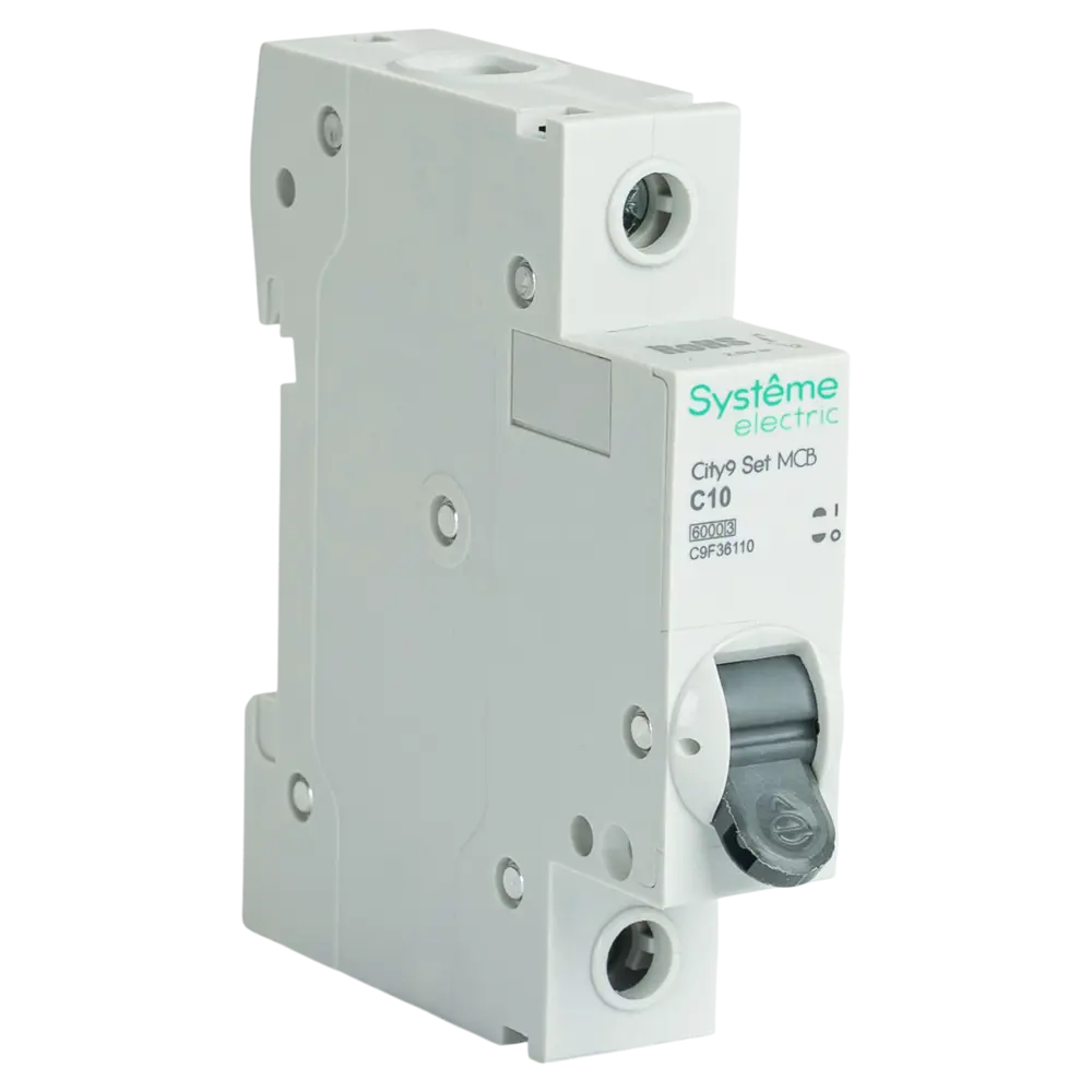 Фото 2 Автоматический выключатель Systeme Electric City9 Set C9F36110 1P С10 А 6 кА Фото 2 Автоматический выключатель Systeme Electric City9 Set C9F36110 1P С10 А 6 кА