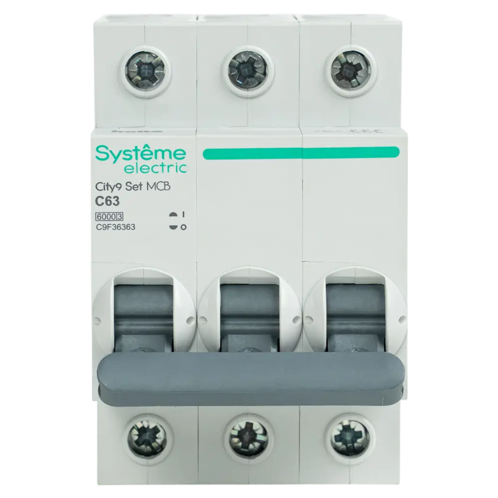 Фото 3 Автоматический выключатель Systeme Electric City9 Set C9F36350 3P С50 А 6 кА Фото 3 Автоматический выключатель Systeme Electric City9 Set C9F36350 3P С50 А 6 кА