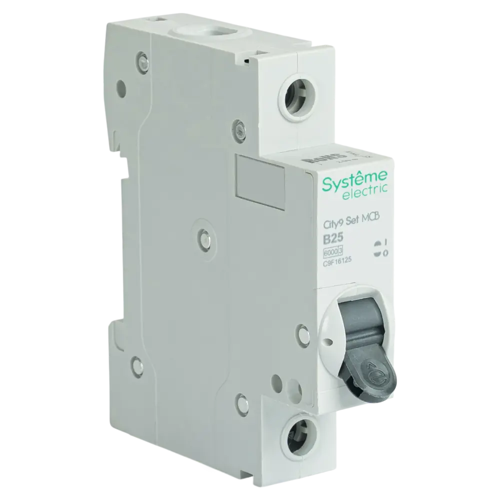 Фото 2 Автоматический выключатель Systeme Electric City9 Set C9F16125 1P С25 А 6 кА Фото 2 Автоматический выключатель Systeme Electric City9 Set C9F16125 1P С25 А 6 кА
