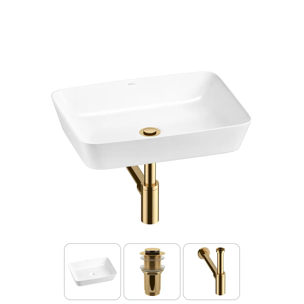 Фото Раковина Wellsee cromulent 20213568R 56см цвет раковина 3 в 1: д/к, сифон Фото Раковина Wellsee cromulent 20213568R 56см цвет раковина 3 в 1: д/к, сифон