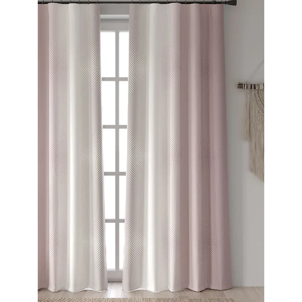 Фото 4 Комплект штор At home Базовая коллекция AT601017 на шторной ленте 250x150 см цвет бежевый