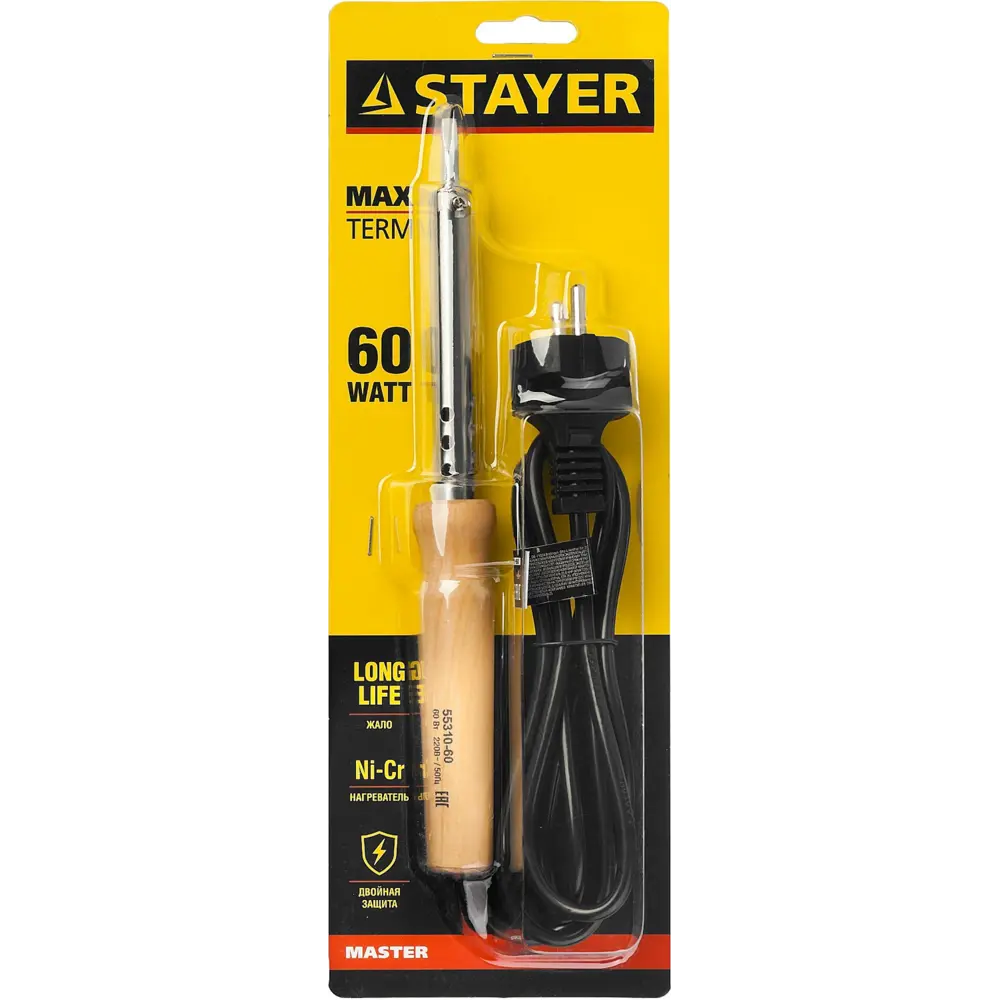 Фото 5 Паяльник электрический Stayer MAXTerm 55310-60, 60 Вт Фото 5 Паяльник электрический Stayer MAXTerm 55310-60, 60 Вт