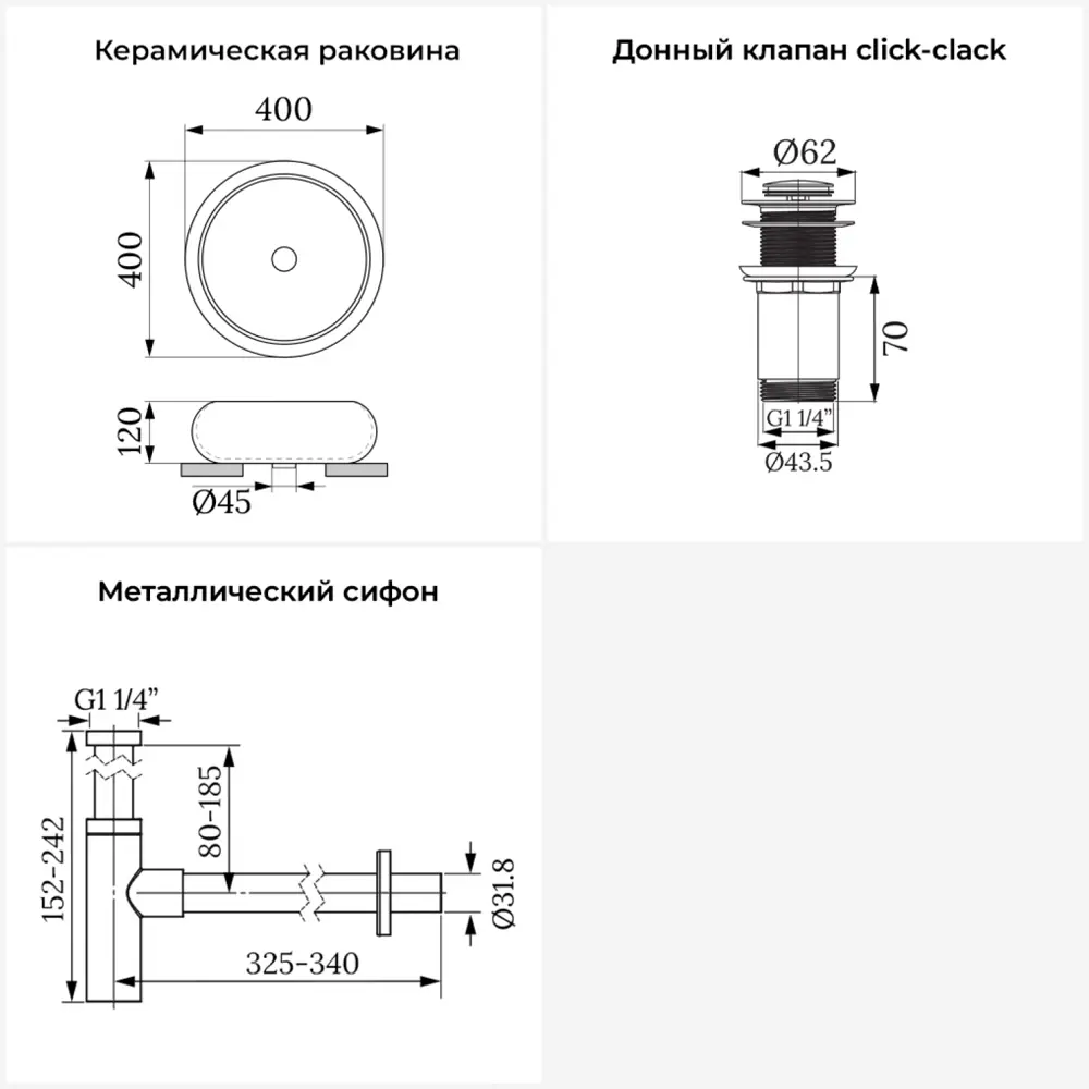 Фото 10 Раковина Lavinia Boho Bathroom Sink 20215053R 40 см