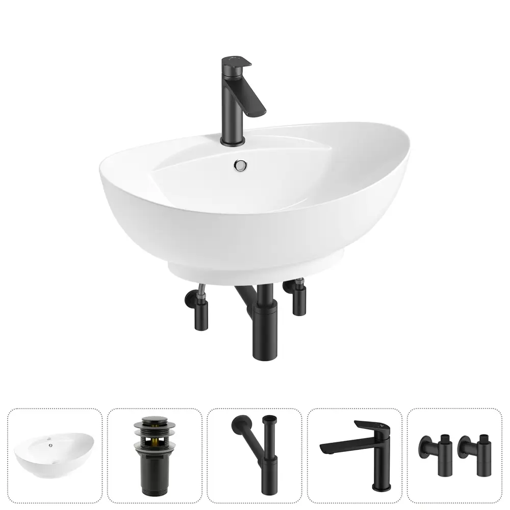 Фото Раковина Lavinia Boho Bathroom Sink 20215156R 59 см Фото Раковина Lavinia Boho Bathroom Sink 20215156R 59 см