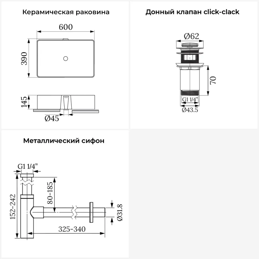 Фото 10 Раковина Lavinia Boho Bathroom Sink 20215245R 60 см Фото 10 Раковина Lavinia Boho Bathroom Sink 20215245R 60 см