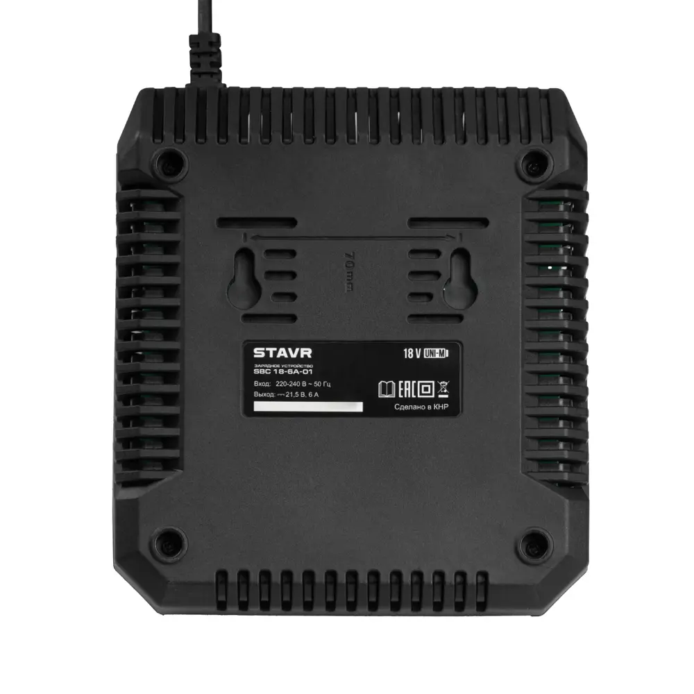 Фото 3 Зарядное устройство для аккумуляторов Stavr SBC 18-6A-01 Фото 3 Зарядное устройство для аккумуляторов Stavr SBC 18-6A-01