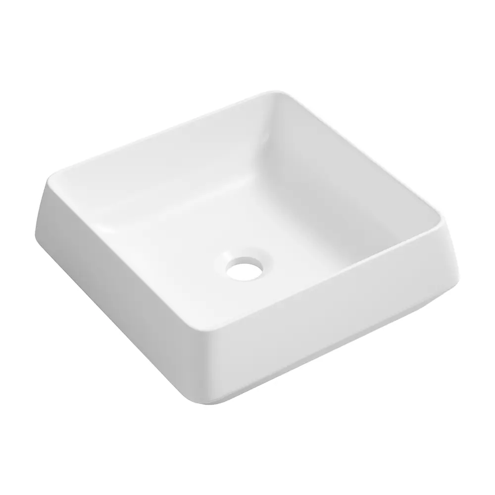 Фото 2 Раковина накладная для ванной Lavinia Boho Bathroom Sink 38x38 20215426R с донным клапаном, сифоном, смесителем и вентилями цвет золото Фото 2 Раковина накладная для ванной Lavinia Boho Bathroom Sink 38x38 20215426R с донным клапаном, сифоном, смесителем и вентилями цвет золото