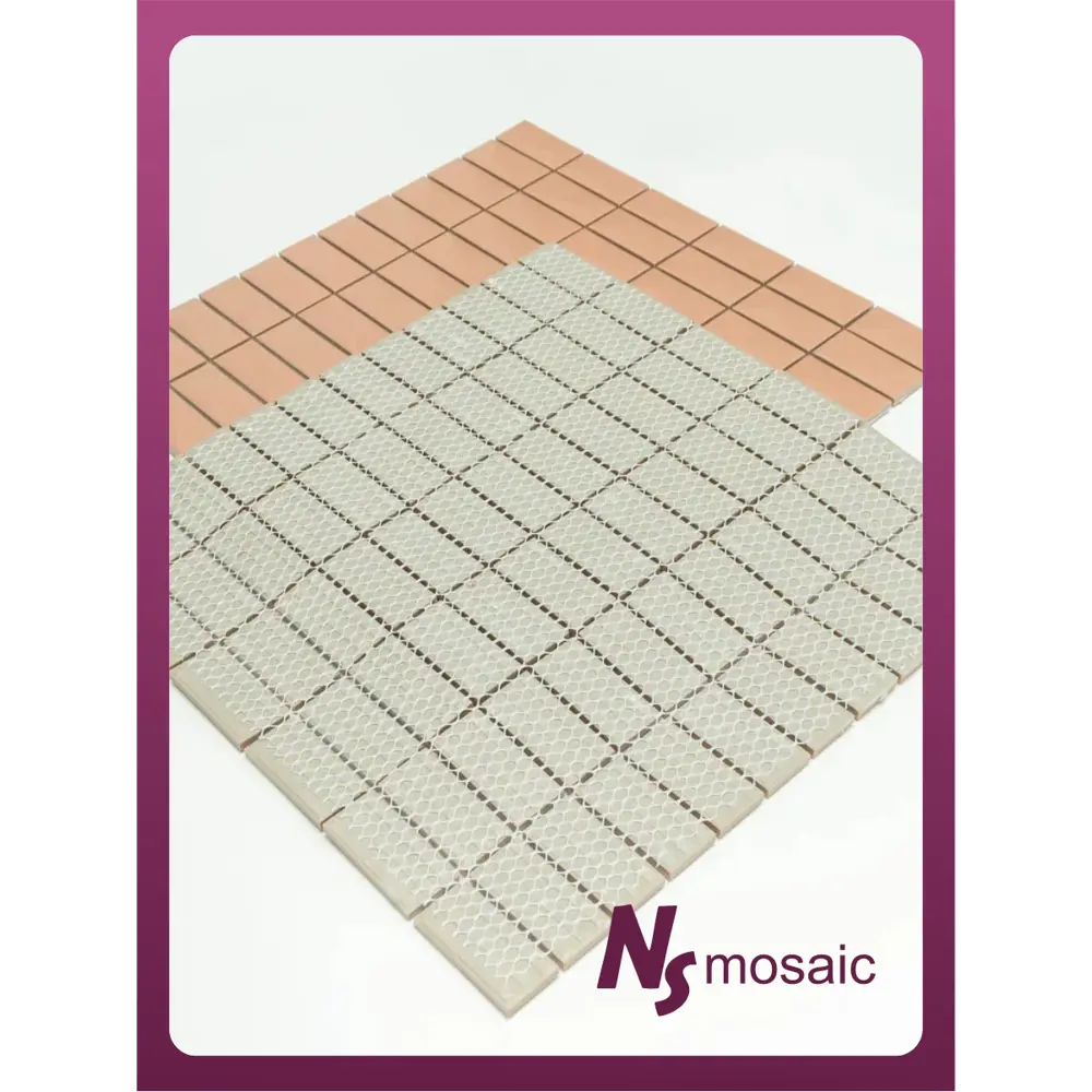 Фото 6 Декоративная мозаика Nsmosaic R-360 NS11PL0089nsk 30x30см цвет Розовый Фото 6 Декоративная мозаика Nsmosaic R-360 NS11PL0089nsk 30x30см цвет Розовый