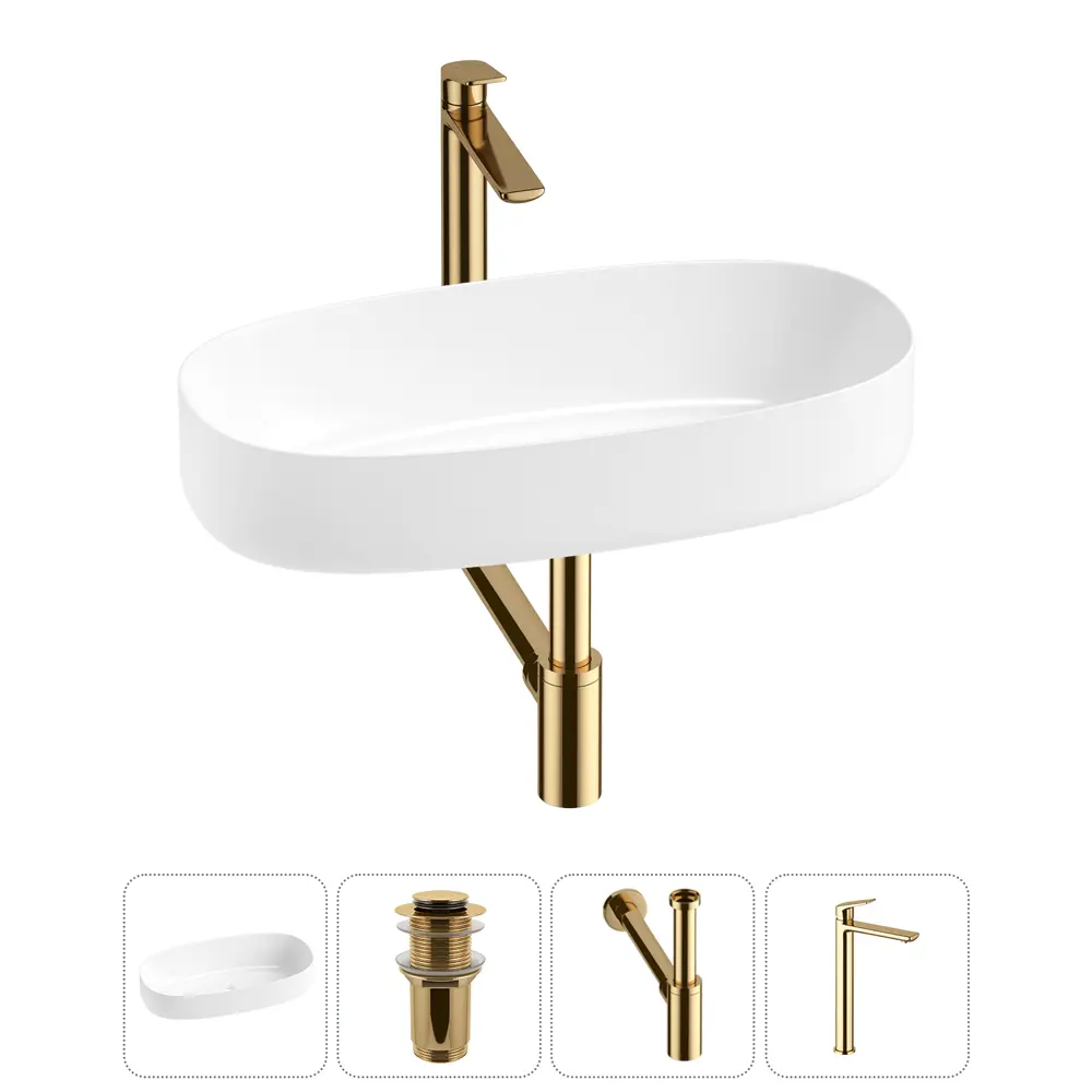 Фото Раковина Lavinia boho bathroom sink 20215847R 68см цвет раковина 4 в 1: донный клапан Фото Раковина Lavinia boho bathroom sink 20215847R 68см цвет раковина 4 в 1: донный клапан