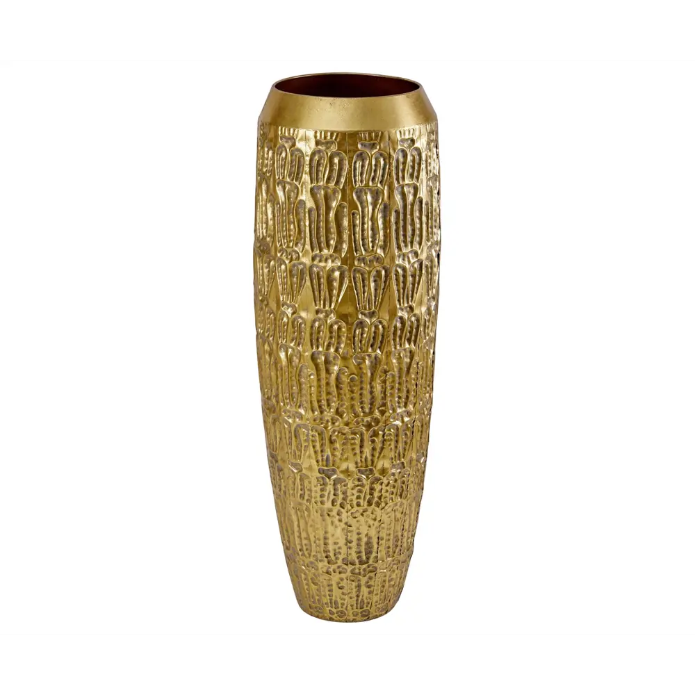 Фото Ваза Гласар 57-289/2 железо цвет золотистый 95 см