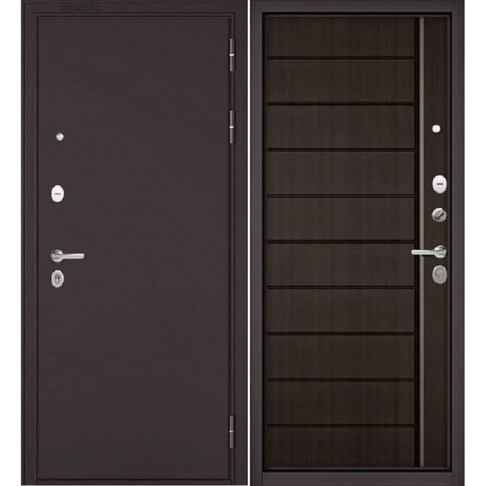 Фото Входная дверь Mastino Trust Mass 136 правый 205x86см цвет шоколад букле/ларче шоколад Фото Входная дверь Mastino Trust Mass 136 правый 205x86см цвет шоколад букле/ларче шоколад