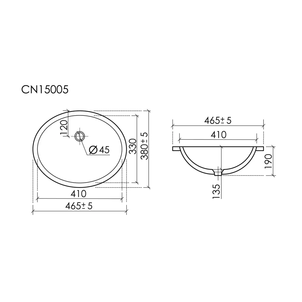Фото 7 Раковина Ceramicanova era Era 46.5см цвет белый Фото 7 Раковина Ceramicanova era Era 46.5см цвет белый