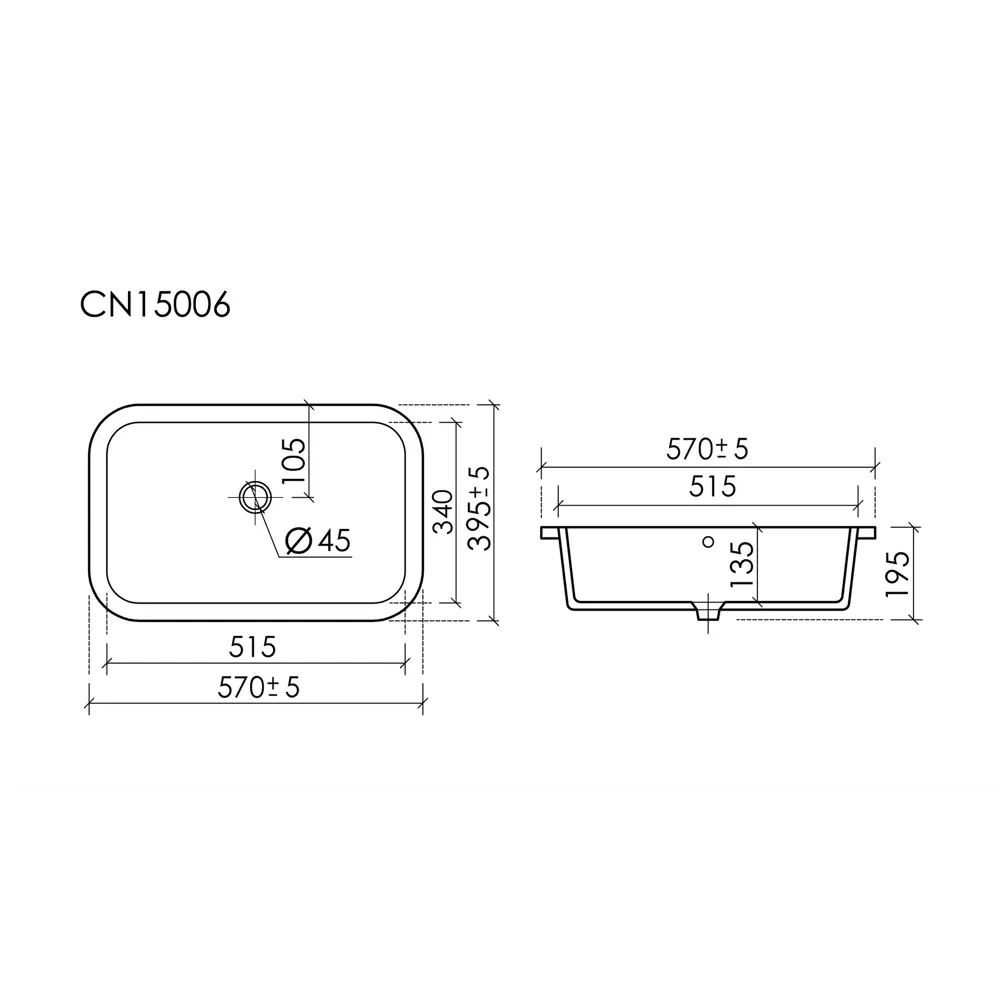 Фото 7 Раковина Ceramicanova era Era 57см цвет белый Фото 7 Раковина Ceramicanova era Era 57см цвет белый