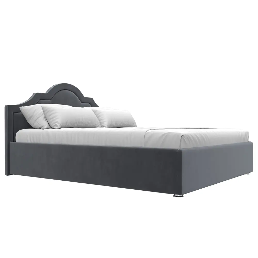 Фото 4 Кровать Лига диванов Афина 200x160 см подъемный механизм цвет seven 17 серый Фото 4 Кровать Лига диванов Афина 200x160 см подъемный механизм цвет seven 17 серый