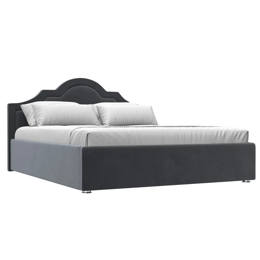 Фото Кровать Лига диванов Афина 200x160 см подъемный механизм цвет seven 17 серый Фото Кровать Лига диванов Афина 200x160 см подъемный механизм цвет seven 17 серый