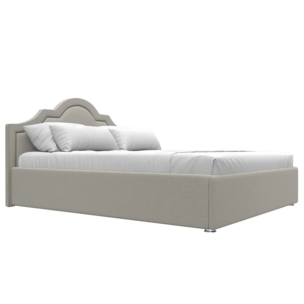 Фото 4 Кровать Лига диванов Афина 200x160 см подъемный механизм цвет амур 02 бежевый Фото 4 Кровать Лига диванов Афина 200x160 см подъемный механизм цвет амур 02 бежевый