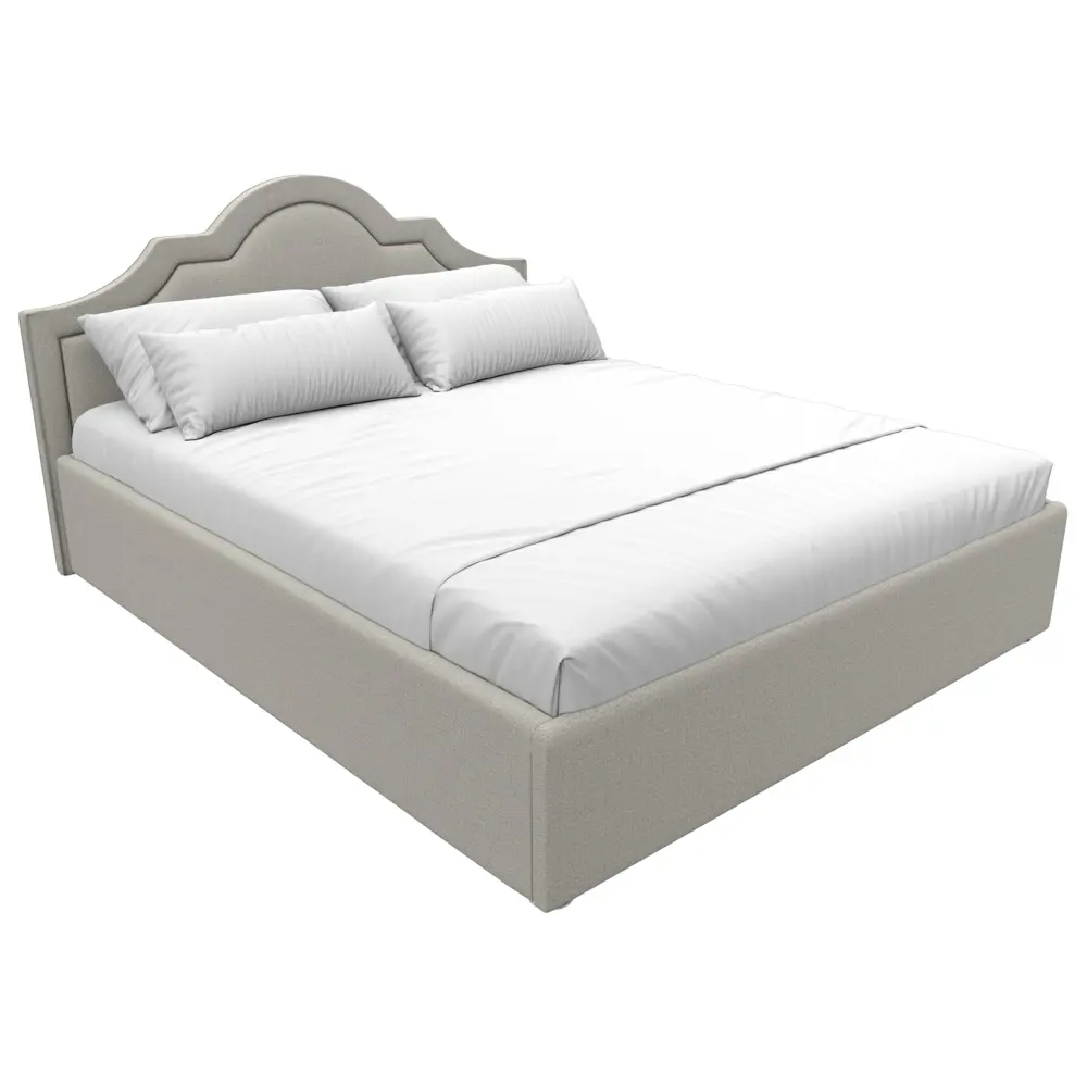 Фото 2 Кровать Лига диванов Афина 200x160 см подъемный механизм цвет амур 02 бежевый Фото 2 Кровать Лига диванов Афина 200x160 см подъемный механизм цвет амур 02 бежевый