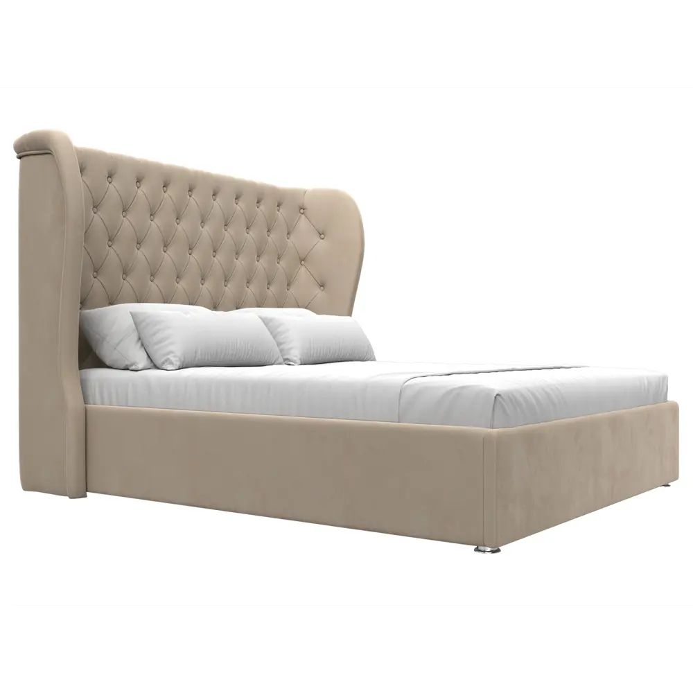 Фото 4 Кровать Лига диванов Далия 200x160 см подъемный механизм цвет seven 729 бежевый Фото 4 Кровать Лига диванов Далия 200x160 см подъемный механизм цвет seven 729 бежевый